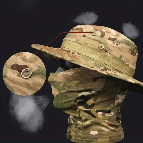 đ„đ„ Cooling neck cover mask jungle hat set!