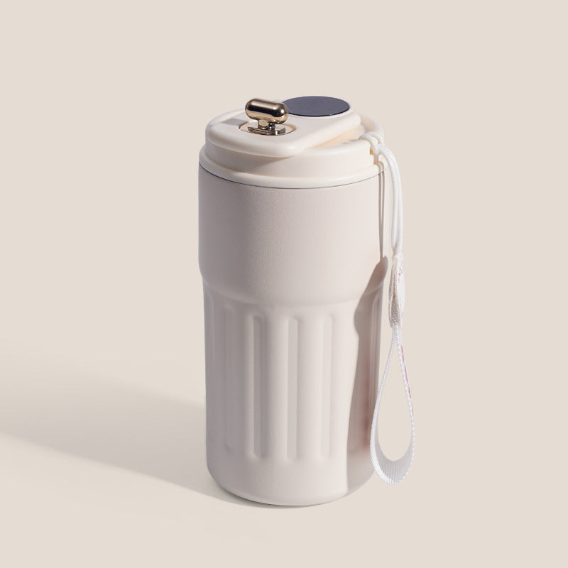 【Fresh Style】Digital Display Coffee Cup 316 Stainless Steel Intelligent Temperature Measurement Thermos Cup