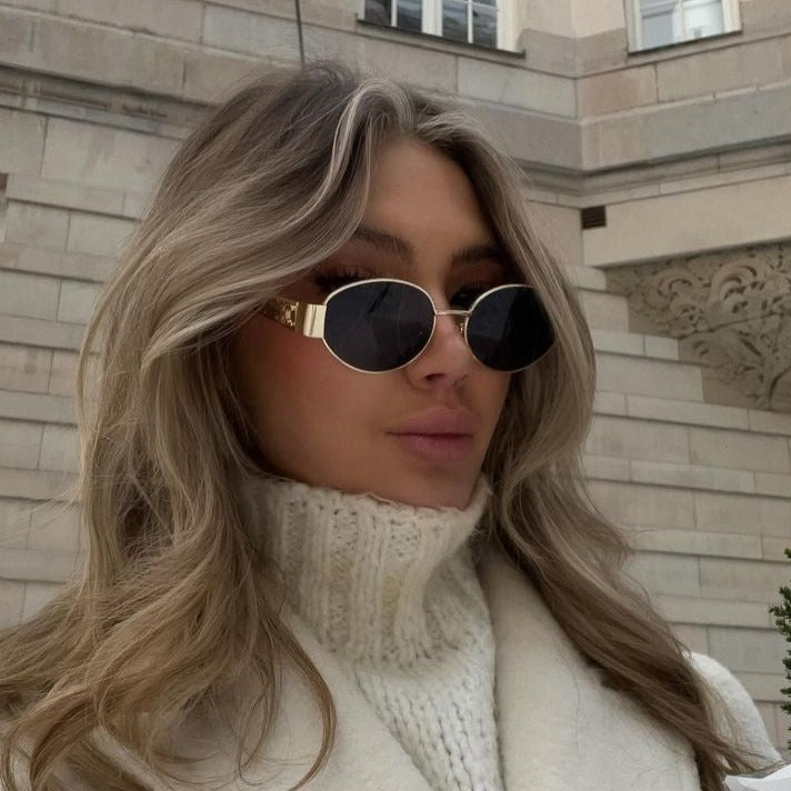 [ Prague ] Retro Metal Sunglasses - projectshades