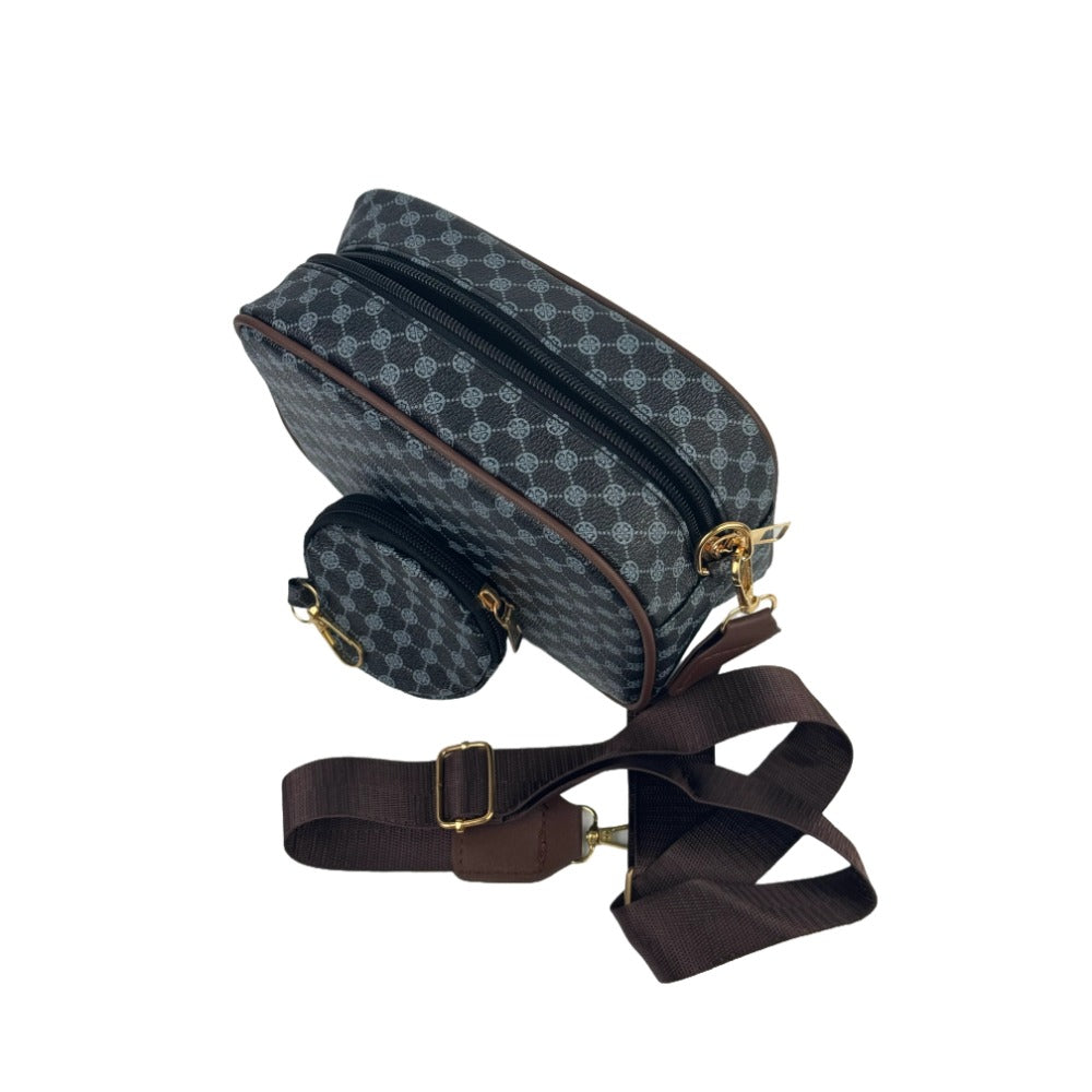 Women's Simple Wide One-Shoulder Strap Crossbody Small Square Bag