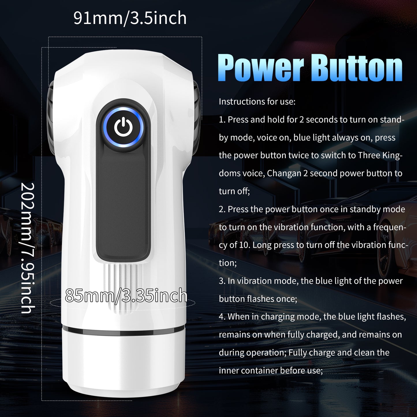 VelocityFlow Smart Sonic Massager – Sport-Luxury Edition