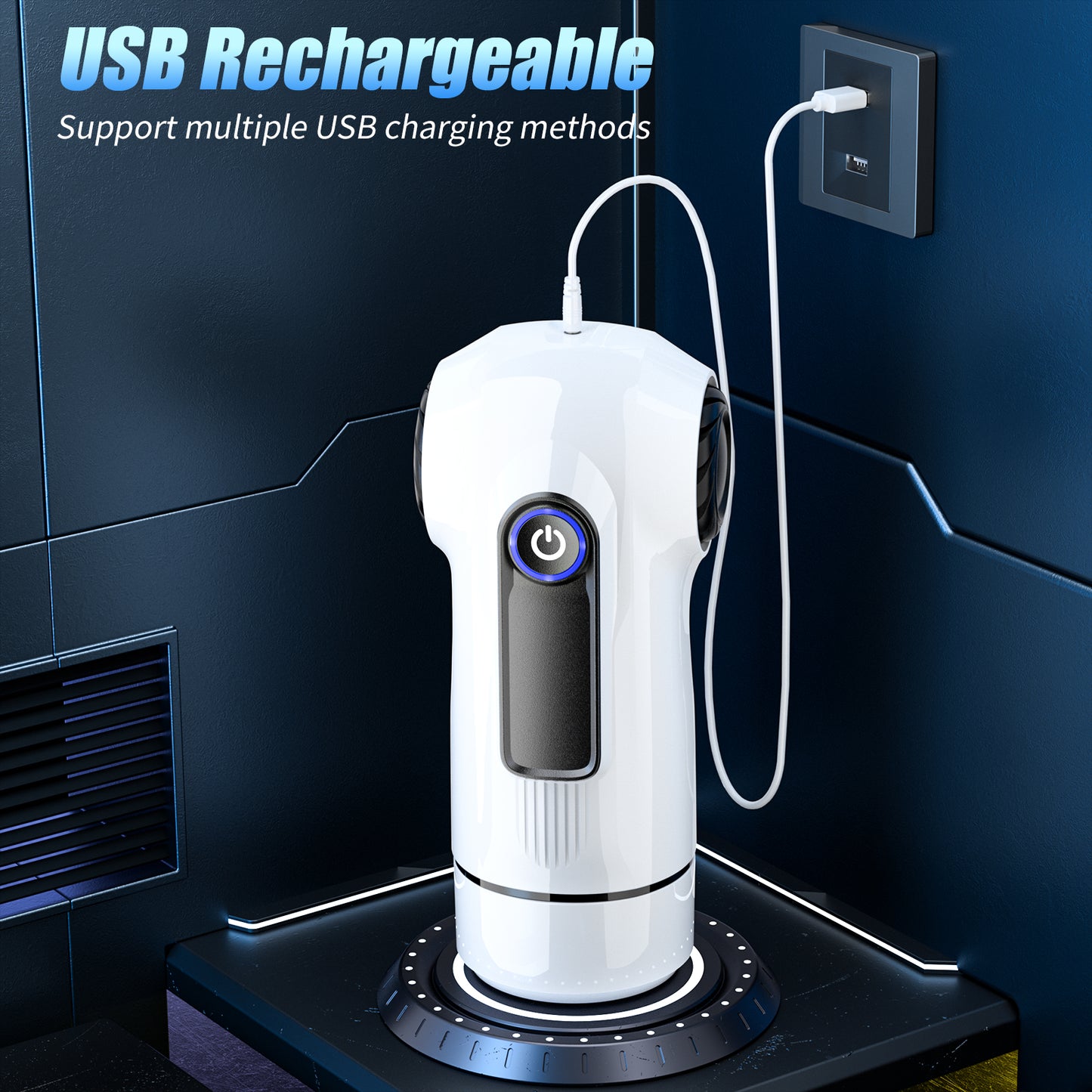 VelocityFlow Smart Sonic Massager – Sport-Luxury Edition