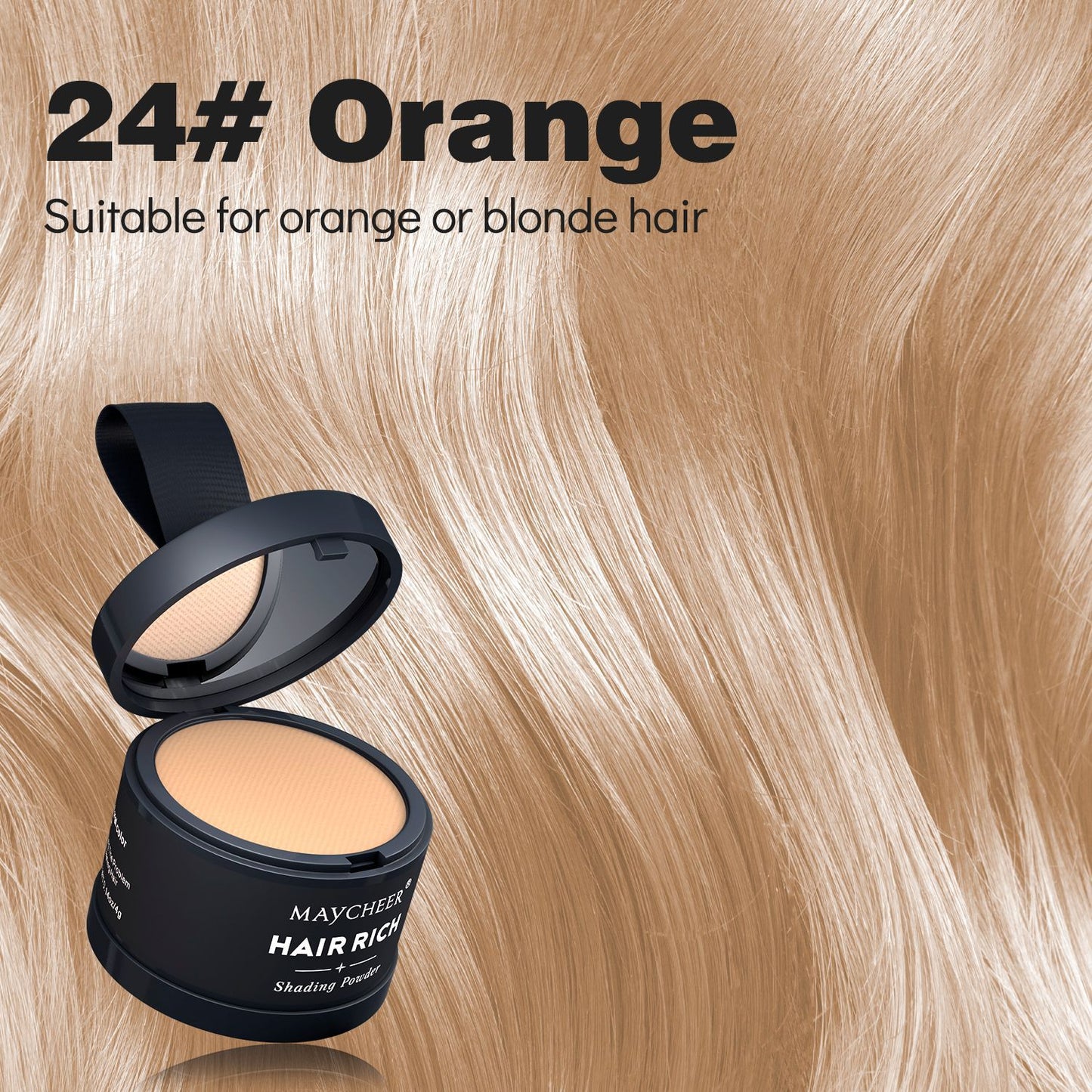 MAYCHEER Contouring & Highlighting Makeup - Forehead Contouring, Sweatproof, Water-resistant, Hairline Powder