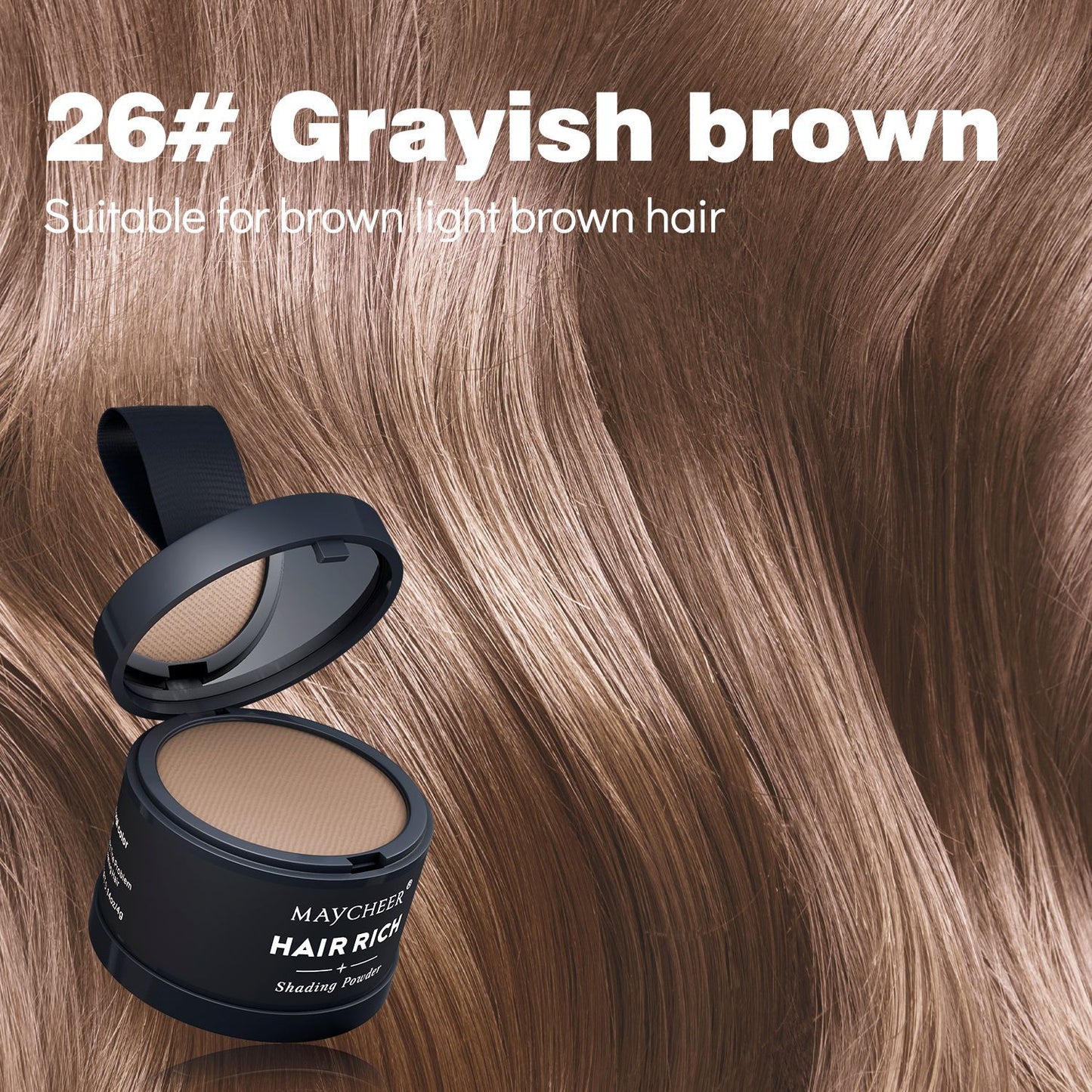 MAYCHEER Contouring & Highlighting Makeup - Forehead Contouring, Sweatproof, Water-resistant, Hairline Powder