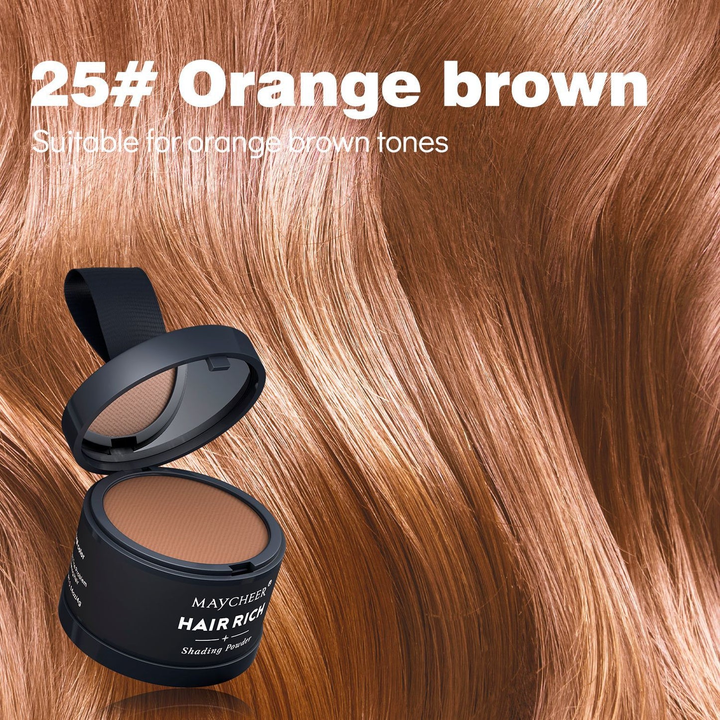MAYCHEER Contouring & Highlighting Makeup - Forehead Contouring, Sweatproof, Water-resistant, Hairline Powder