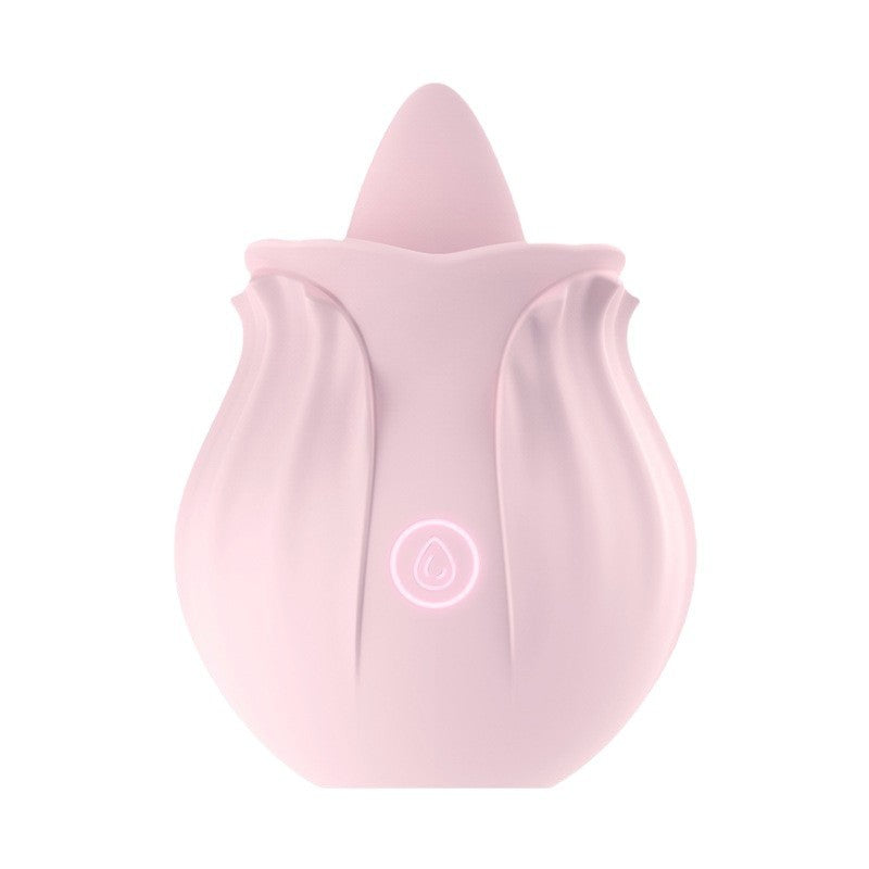 Rose Blossom: Elegant 2-in-1 Sensory Wellness Massager