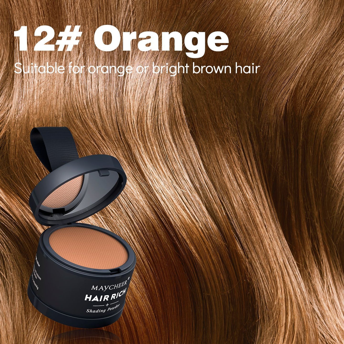 MAYCHEER Contouring & Highlighting Makeup - Forehead Contouring, Sweatproof, Water-resistant, Hairline Powder
