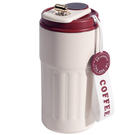 【Fresh Style】Digital Display Coffee Cup 316 Stainless Steel Intelligent Temperature Measurement Thermos Cup