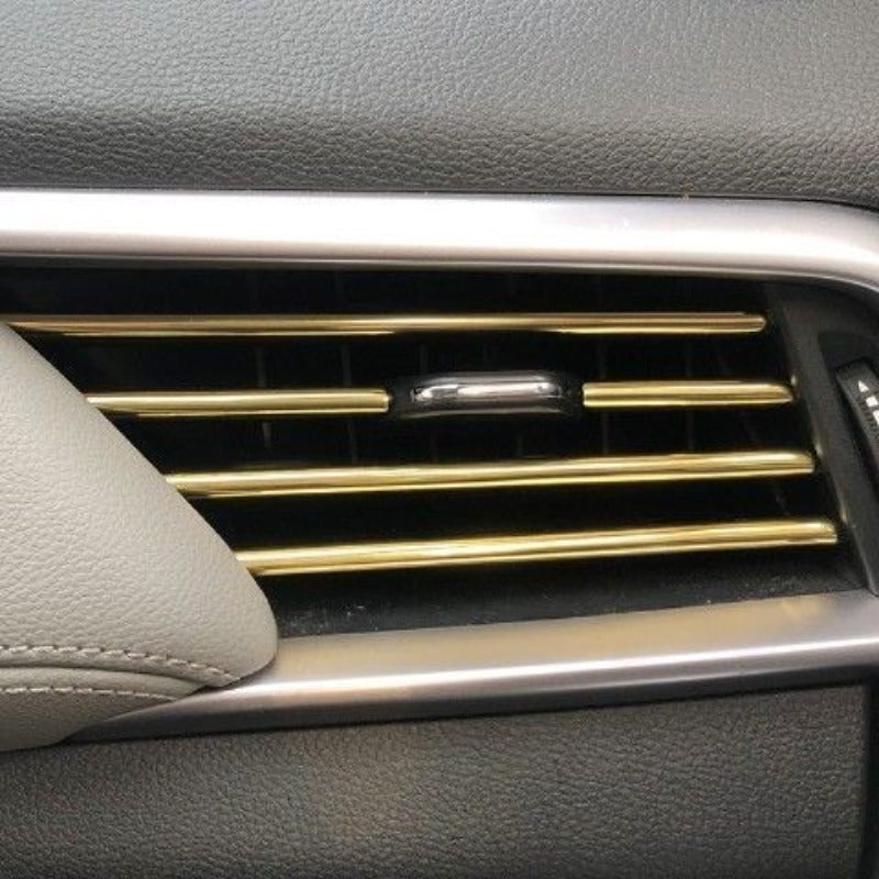 Car Air Vent Decoration Modification Supplies Self-adhesive Electroplated Clips